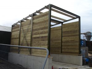 Co Products bunker for sawmill